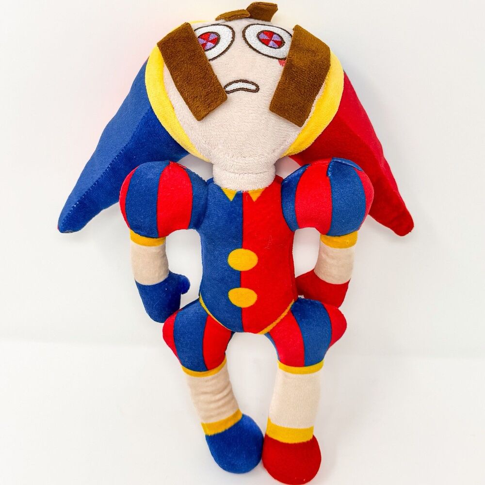 The Amazing Digital Circus Pomni Plush 10” Red Blue Jester Plush Toy